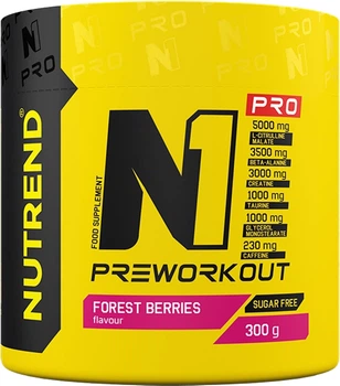 Енергетик Nutrend N1 Pro порошок 300 г Зелений лимонад (8594073170576)