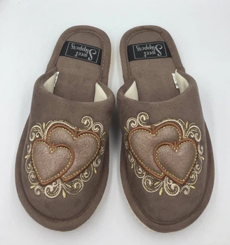 Тапочкі жіночі Sweet Slipper 37р бежевий Два серця закриті
