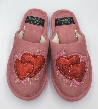 Тапочкі жіночі Sweet Slipper 38р пудра Два серця закриті