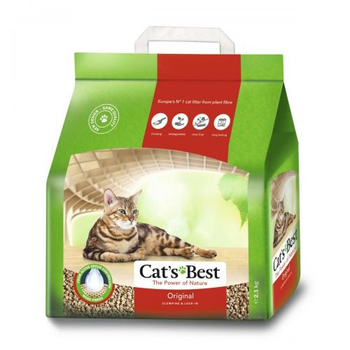 Наполнитель гигиенический древесный Rettenmaier Cats Best Original для котов 5 л / 2.1 кг