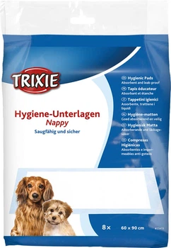 Одноразовые пелёнки для щенков и собак 60*90 см Trixie 8 шт/уп