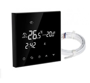 Терморегулятор ECOTERM SN BLACK для теплої підлоги