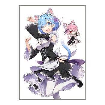 Постер плакат аніме Життя з нуля в іншому світі Re:Zero 42х29 см А3 (poster_0534)