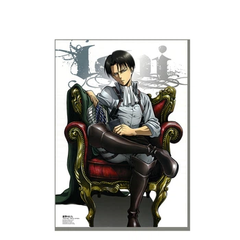 Постер плакат аніме Атака титанів Леві Attack on Titan 42х29 см А3 (poster_0339)