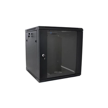 Шафа настінна Merlion 12U 19" 600*600*634 (Ш*Г*В)мм, black (Ml3-6612 / 23530)