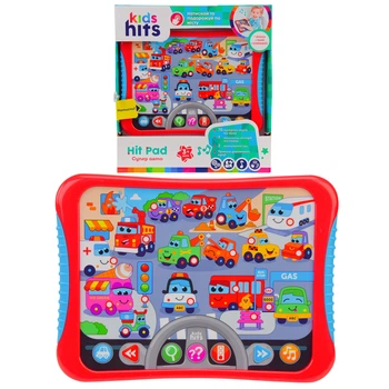 Планшет навчальний Kids Hits Супер авто назви звуки правила руху гра KH01/008