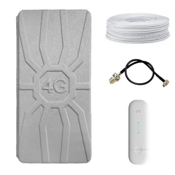 Комплект модем ZTE MF79U 3G/4G LTE WIFI + RunBit Spider LTE MIMO + кабель/перехідники