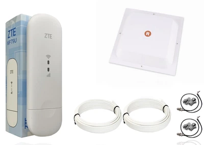 Комплект модем ZTE MF79 3G/4G + антена 17дб Rnet Mimo +перехідники