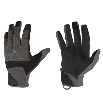 Рукавички Range Tactical Gloves Hard Helikon-Tex Black/Shadow Grey S Тактичні
