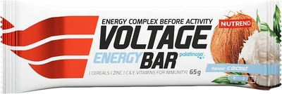 Замінники харчування Nutrend VOLTAGE ENERGY BAR 65 г кокос (8594073172815)