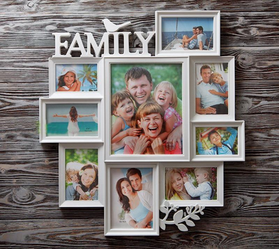 Фоторамка колаж мультирамка family (9-34)