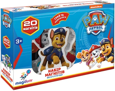 Набір магнітів Magdum Щенячий патруль Весела гра (ML4034-02)