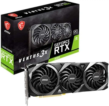 Видеокарта MSI Gaming GeForce RTX 3060 12GB GDRR6 (RTX 3060 Ventus 3X 12G OC)
