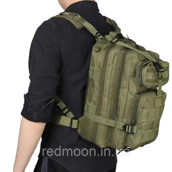 Армійський тактичний рюкзак M07 45л (50х30х20 см), Олива