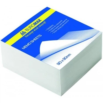 Папір для нотаток Buromax 90x90 мм 330 аркушів склеєний Білий (BM.2208)