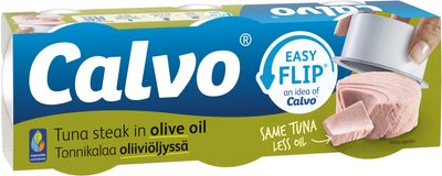 Тунець Calvo Easy Flip в оливковій олії 65 г х 3 шт (8410090051257)