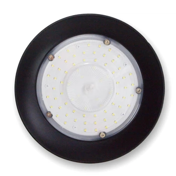 Уличный светодиодный светильник 50W VELMAX промышленный 6500K 6000Lm черный IP65 V-HB