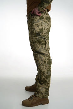 Тактичні брюки ріп-стоп з кишенями для наколінників SM Group размер 3XL Піксель