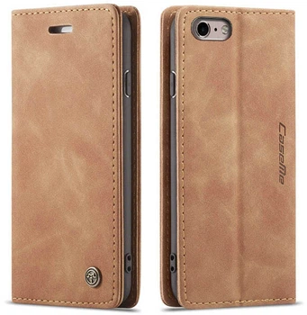 Чехол книжка с магнитом CaseMe на iPhone 7 / 8 Light Brown (05797-45)