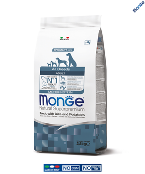 Сухой корм Monge Dog All breeds Adult форель 15 кг (056083)
