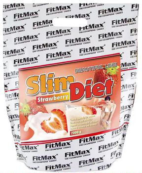 Gainer FitMax Slim Diet 2000 g Truskawka (5908264416719)