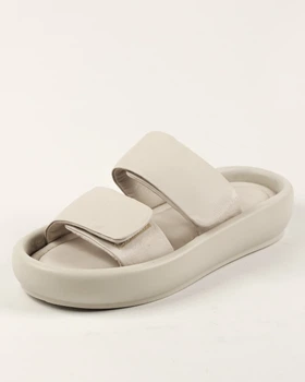 Сабо Evromoda 493201 бежевые кожа 37