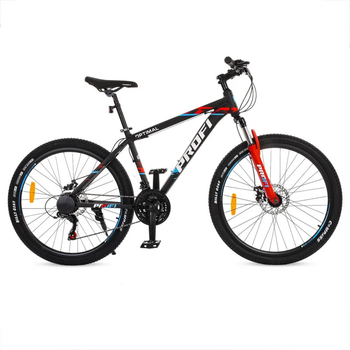 Велосипед "OPTIMAL" PROF1 G26OPTIMAL A26.3 26 д. Алюм.рама 16,5", SHIMANO 21SP, алюм., DB,CS TZ500,черный