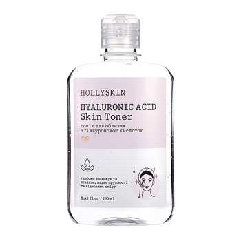 Тонер для обличчя HOLLYSKIN Hyaluronic Acid Skin Toner 250 мл (0016h) (0288783)