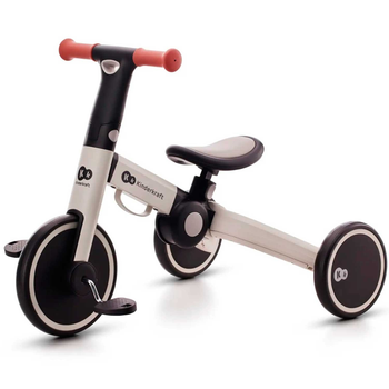 Складной трехколесный велосипед 3 в 1 Kinderkraft 4TRIKE Silver Grey