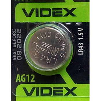 Батарейка часовая Videx AG 12(LR43)