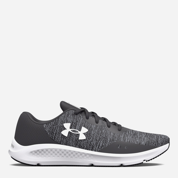 Чоловічі кросівки для бігу Under Armour Charged Pursuit 3 Twist 3025945-100 44 (10US) 28 см Сірі (195253059414)