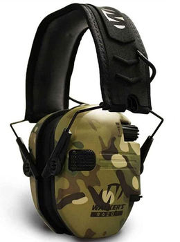Активні навушники тактичні для стрільби Walker's Razor Slim Multicam