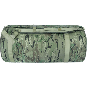 Тактична сумка баул із водонепроникної тканини Bagland 110 л баул-рюкзак кольору мультикам