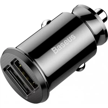 Автомобільний зарядний пристрій Baseus Grain 2USB 3.1A Швидка зарядка в авто для телефону Black