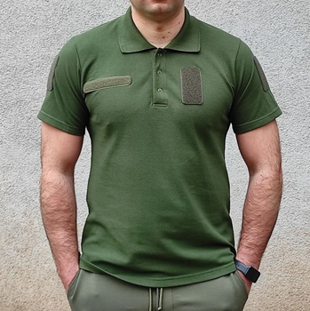 Поло військове тактичне Eva Military колір хакі розмір 2XL