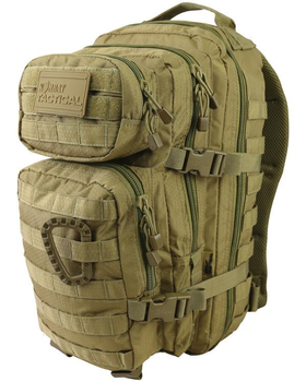 Тактичний рюкзак KOMBAT UK Hex - Stop Small Molle Assault Pack Uni койот (kb-hssmap-coy)