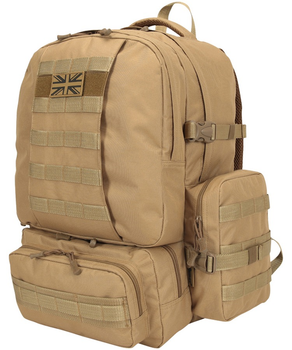 Рюкзак тактичний KOMBAT UK Expedition Pack 50ltr Uni койот (kb-ep50-coy)