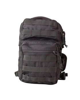 Рюкзак тактичний однолямковий KOMBAT UK 10 ltr Uni Molle Recon Shoulder Bag чорний (kb-mmrsb-blk)