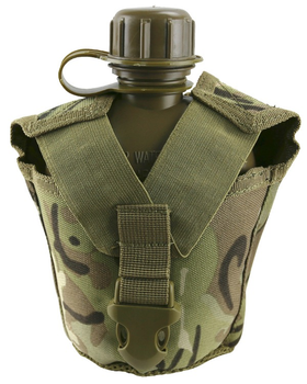 Фляга тактична KOMBAT UK Tactical Water Bottle Uni мультікам (kb-twbt-btp)