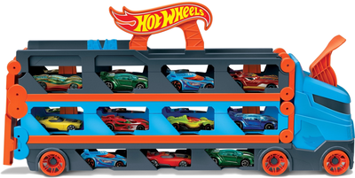 Hot Wheels Ciężarówka Transporter Super Wyścig (GVG37)