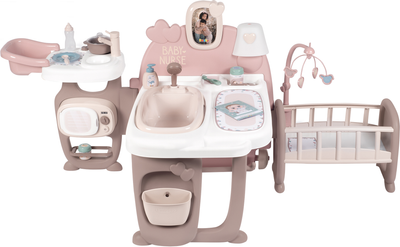 Centrum zabaw Smoby Toys Baby Nurse Pokój dziecka z kuchnią, łazienką, sypialnią i akcesoriami (7600220376)