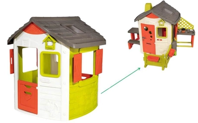 Domek leśniczego Smoby Toys Neo z okiennicami (7600810500)