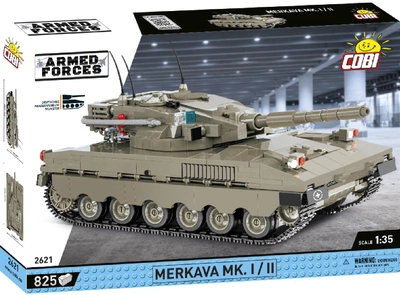Klocki konstrukcyjne Cobi Czołg Merkava Mk 1 825 elementów (COBI-2621)