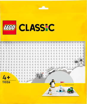 Zestaw klocków LEGO Classic Biała płytka konstrukcyjna 1 element (11026)