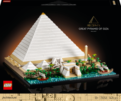 Zestaw klocków LEGO Architecture Piramida Cheopsa 1476 elementów (21058)