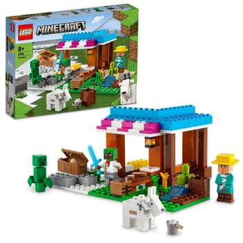 Zestaw klocków LEGO Minecraft Piekarnia 154 elementy (21184)