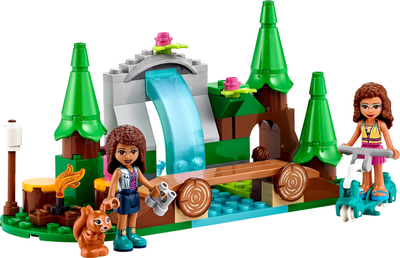 Zestaw klocków LEGO Friends Leśny wodospad 93 elementy (41677)