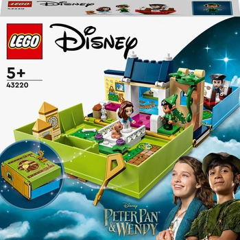 Zestaw klocków LEGO Disney Classic Książka z przygodami Piotrusia Pana i Wendy 111 elementów (43220)