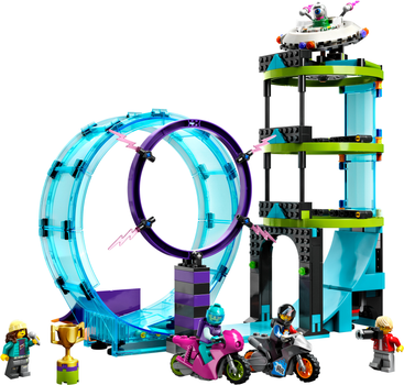 Zestaw klocków LEGO City Stuntz Ekstremalne wyzwanie kaskaderskie 385 elementów (60361)