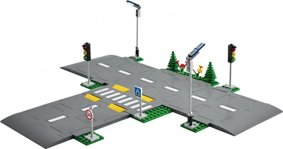 Zestaw klocków LEGO City Town Płyty drogowe 112 elementów (60304)